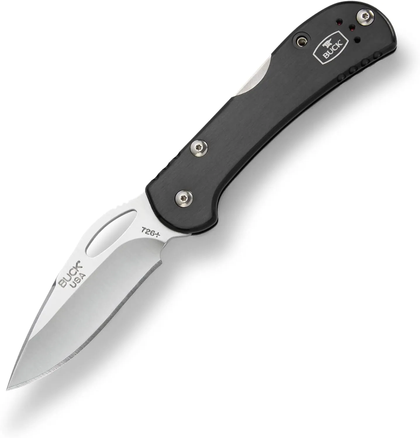 Buck Knives 726 Mini SpitFire Folding Lock Back Pocket Knife with Removable Stainless Steel Pocket Clip, 420HC Blade