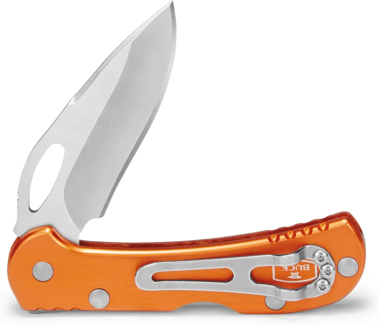 Buck Knives 726 Mini SpitFire Folding Lock Back Pocket Knife with Removable Stainless Steel Pocket Clip, 420HC Blade