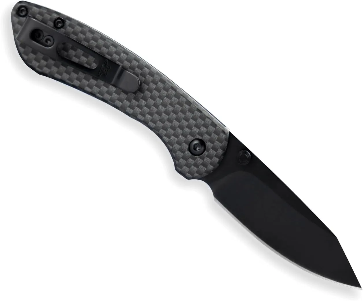 Buck Knives 743 Mini Sovereign Button Lock Pocket Knife, Carbon Fiber