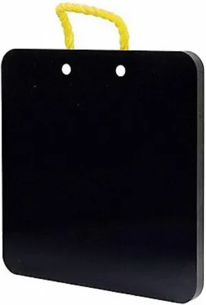 Buyers Products OP24X24P HDPE Poly Outrigger Pad, 24 X 24 X 1 Inch Thick, Lightweight Crane Pad With Rope Style Handle, Help Prevent Kack And Hydraulic Outrigger from Tipping or Slipping