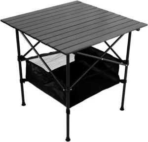Camp Table Folding Portable Picnic Camping Table Roll-Up Table with Easy Carrying Bag Indoor Outdoor Aluminum Alloy BBQ Picnic Hiking