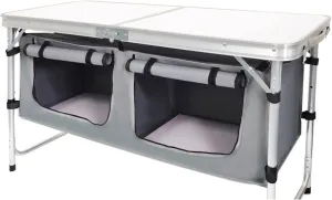 Camp Table Outdoor Camping Aluminum Alloy Convenient Folding Table Popular Easy to Carry Outdoor Camping Table with Cloth Cabine