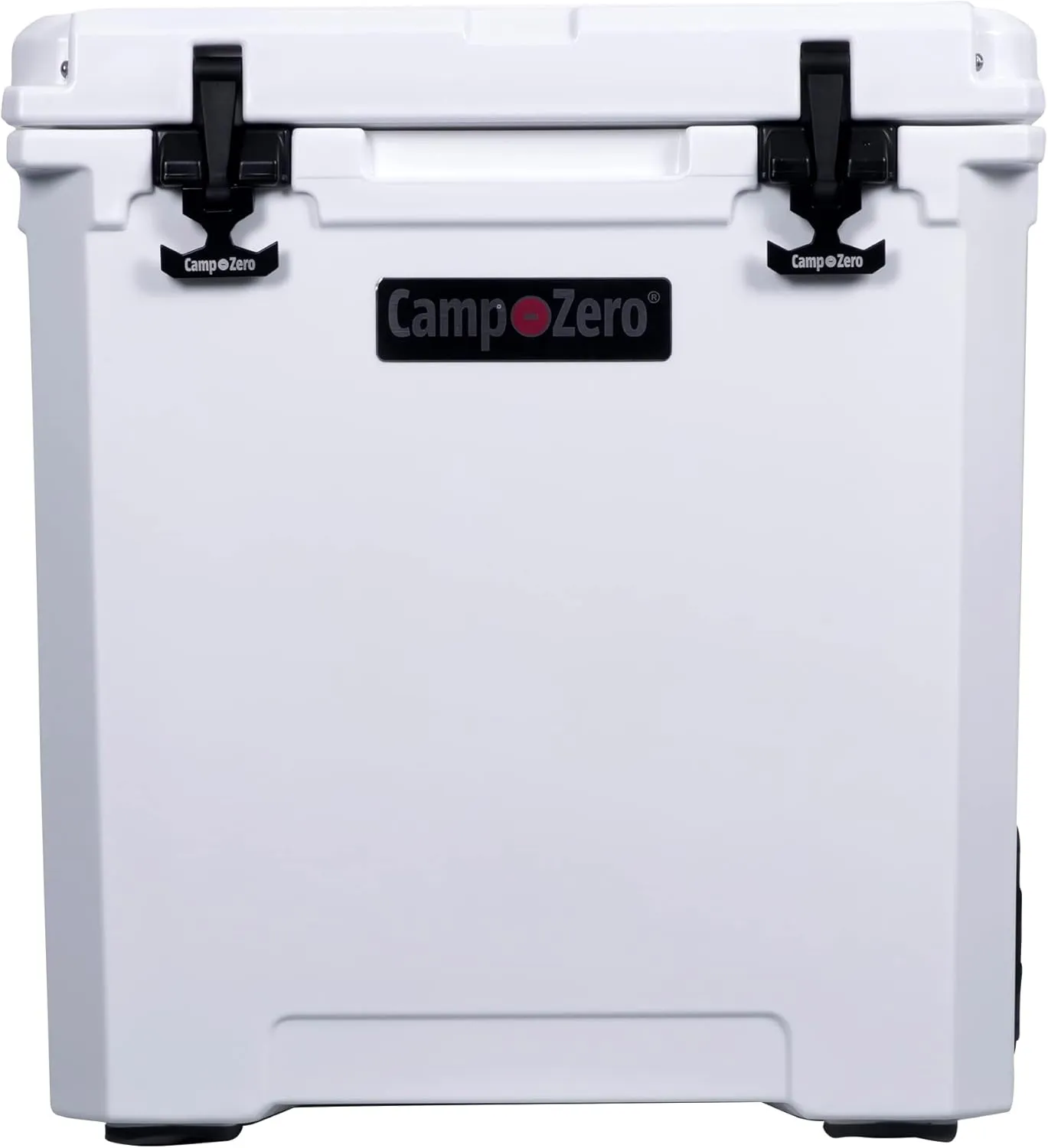 CAMP-ZERO 50L- 52 Quart Hard Cooler with Easy-Roll Oversized Wheels, Extendable Aluminum Pull Handle, Perfect Insulated Ice Chest for Beverages, Beach, Camping, Family Picnics, Fishing and Boating