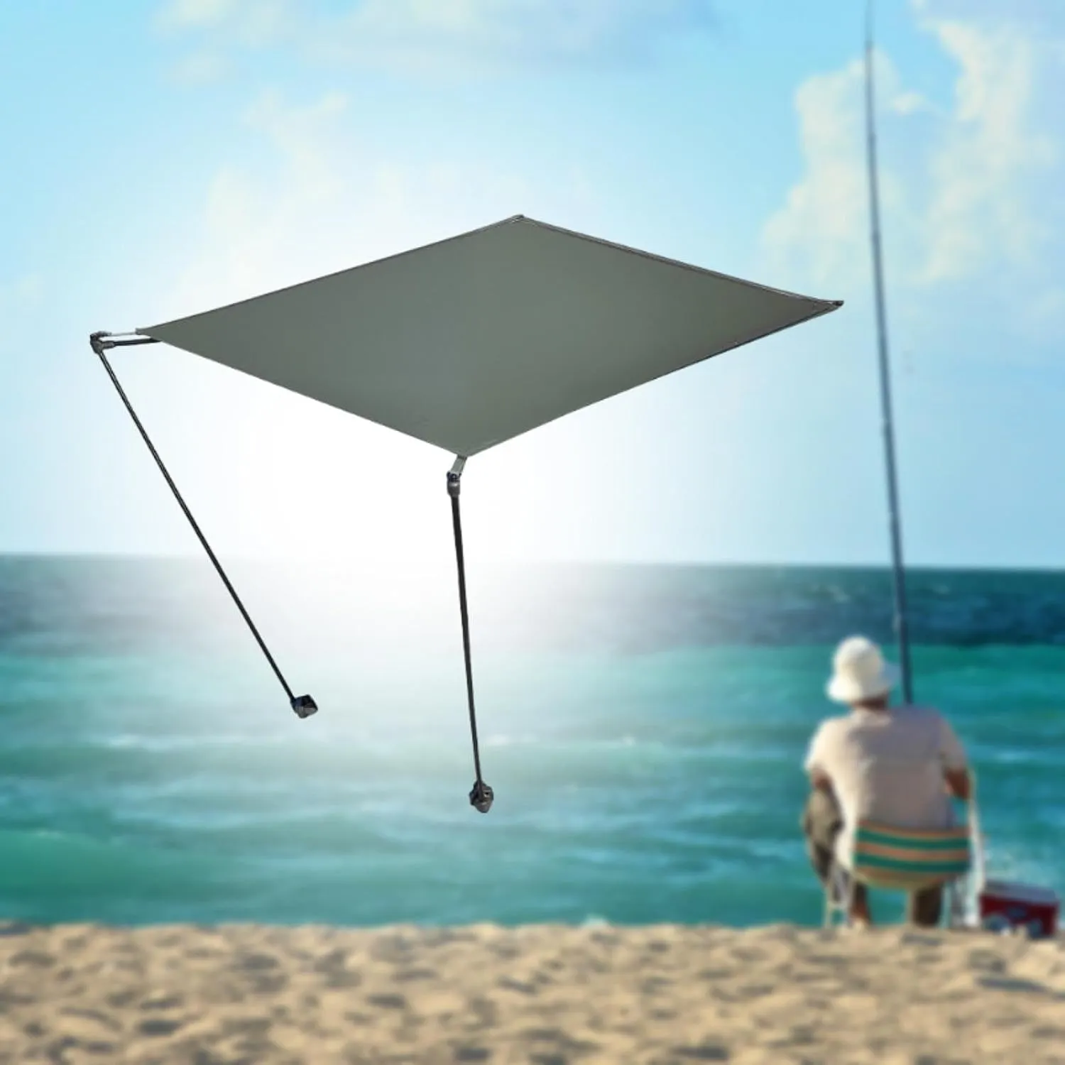 Camping Chair Shade, Folding Chair Shade Canopy Easy to Install Shelter Portable for Yard Travel Garden Outdoor Picnic