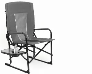 Camping Directors Chair, Heavy Duty,Oversized Portable Folding Chair with Side Table, Pocket for Beach, Fishing,Trip,Picnic,Lawn