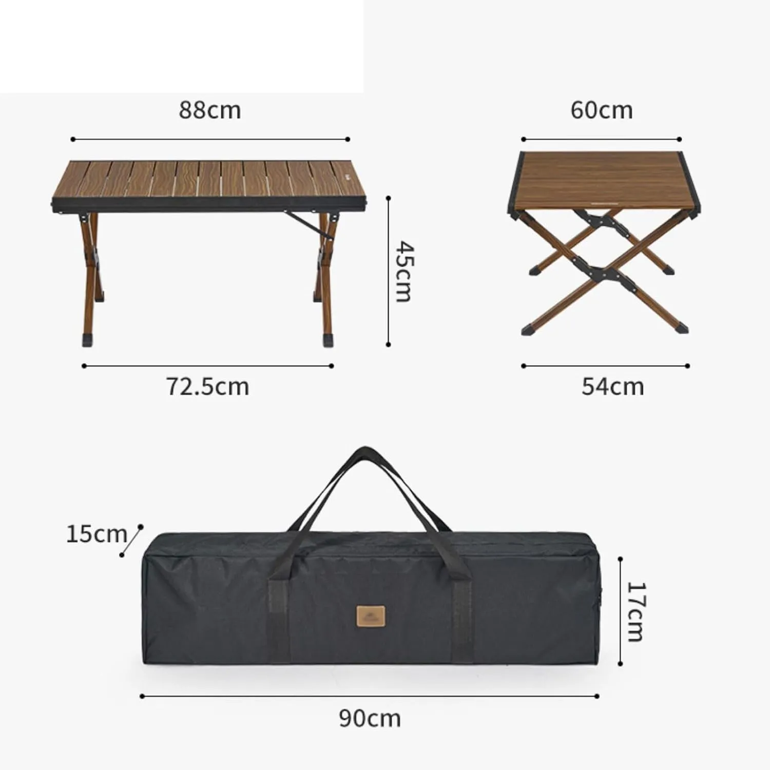 Camping Table Folding Aluminium Camping Table Rectangle Table, Portable Camping Table, Outdoor Camping Picnic,Medium