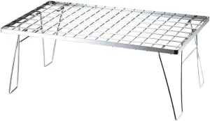 Camping Table Folding Table Outdoor Table Camping Folding Table Multi-purpose Folding Table Stainless Steel Camping Table Outdoor Picnic Grill Folding Camping Table