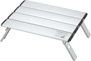 Captain Stag UC-548/UC-570 Outdoor Table, Aluminum Roll Table, Compact, Nano, Type 2, Width 13.0 x Depth 8.5 x Height 4.1 inches (330 x 215 x 105 mm), Foldable, Storage Case Included, Anodized
