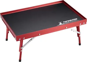 Captain Stag UC-559 Outdoor Table, Aluminum, FD Tray Table, 17.7 x 11.8 inches (45 x 30 cm), Type 2, Jules