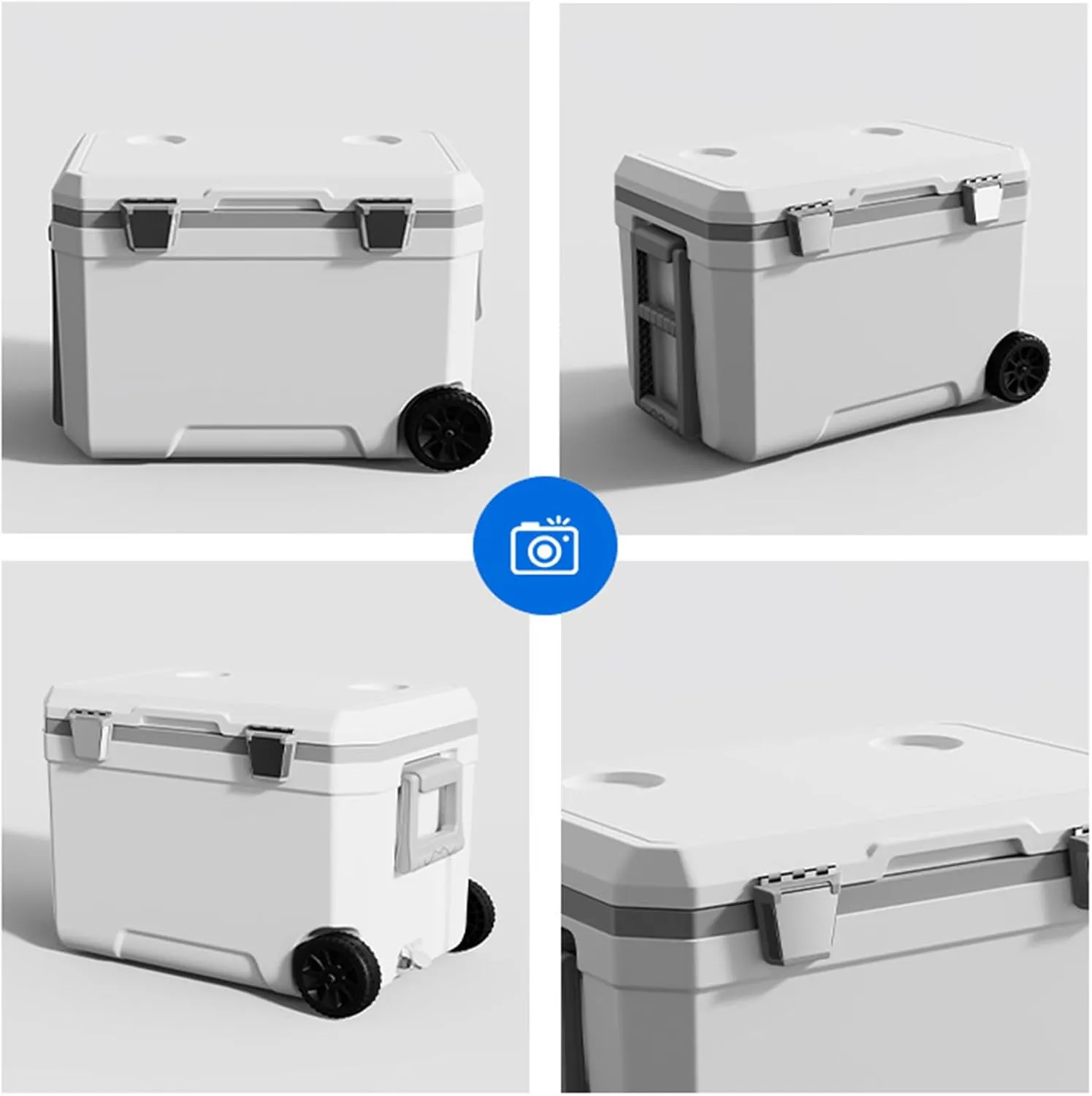 Car Camping Coolers for Acura Concept/Integra/MDX/RDX/TLX/ZDX/CDX/CSX/ILX, Waterproof Portable Cooler, Leak Proof Picnic Insulated Bag, Ultra-Light Premium Ice Chest Box,C-Blue-70L