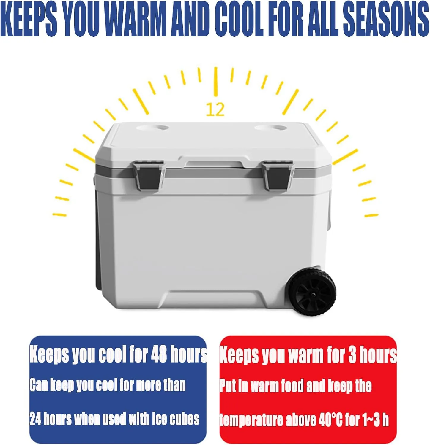 Car Camping Coolers for Ferrari F80/Monza SP/Portofino/Purosangue/Roma/SF90 Stradale, Waterproof Portable Cooler, Leak Proof Picnic Insulated Bag, Ultra-Light Premium Ice Chest Box