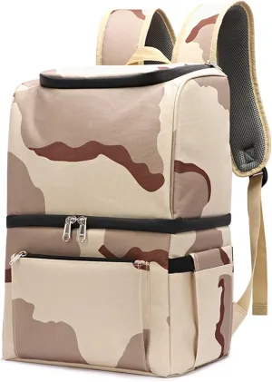 Car Camping Coolers for Kia Ceed/EV3/EV6/EV9/Niro/Optima/Picanto/Rio, Waterproof Portable Cooler, Leak Proof Picnic Insulated Bag, Ultra-Light Premium Ice Chest Box,D-Desert Camouflage