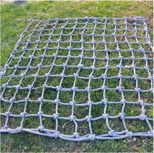 Cargo Net Climbing Rope Net Climbing Frame Accessories Climbing Net for Kids Outdoor Indoor Playground Climbing Net for Treehouse Garden Backyard,9.5 * 9.5m