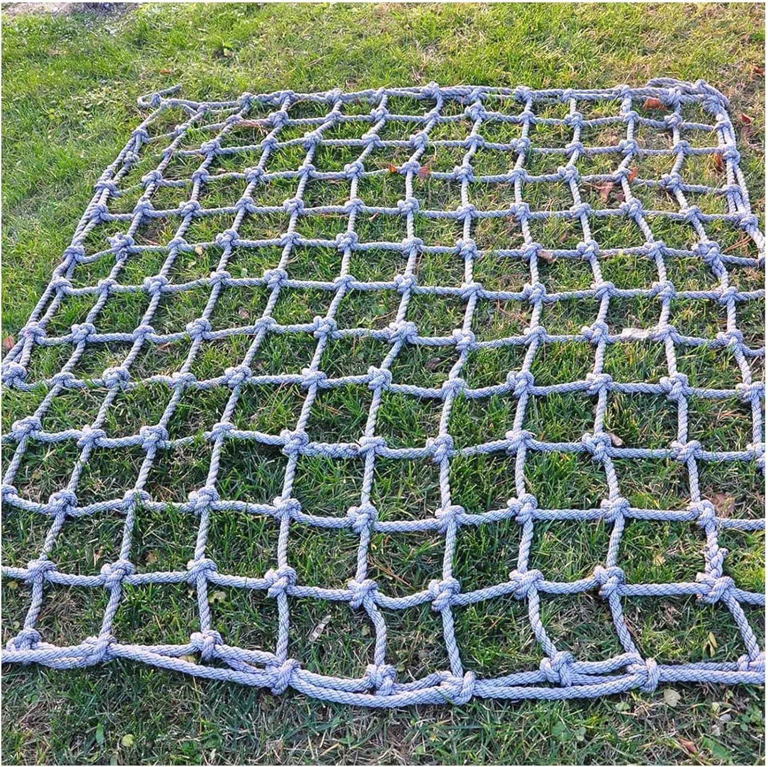 Cargo Net Climbing Rope Net Climbing Frame Accessories Climbing Net for Kids Outdoor Indoor Playground Climbing Net for Treehouse Garden Backyard,9.5 * 9.5m