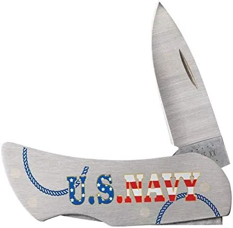 CASE XX Stainless Steel U.S. Navy Executive Lockback Pocket Knife Knives