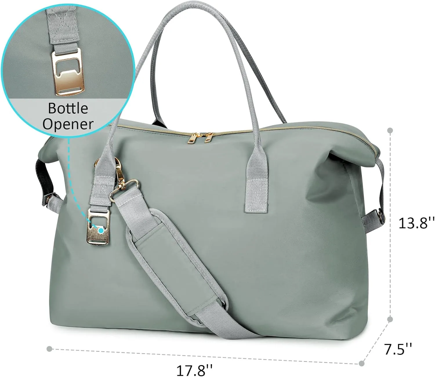 Ceneda Large Cooler Bag 40 Can Insulated Soft Cooler Leakproof Cooler Tote Bag Beach Travel Camping Lunch Bag for Women and Men