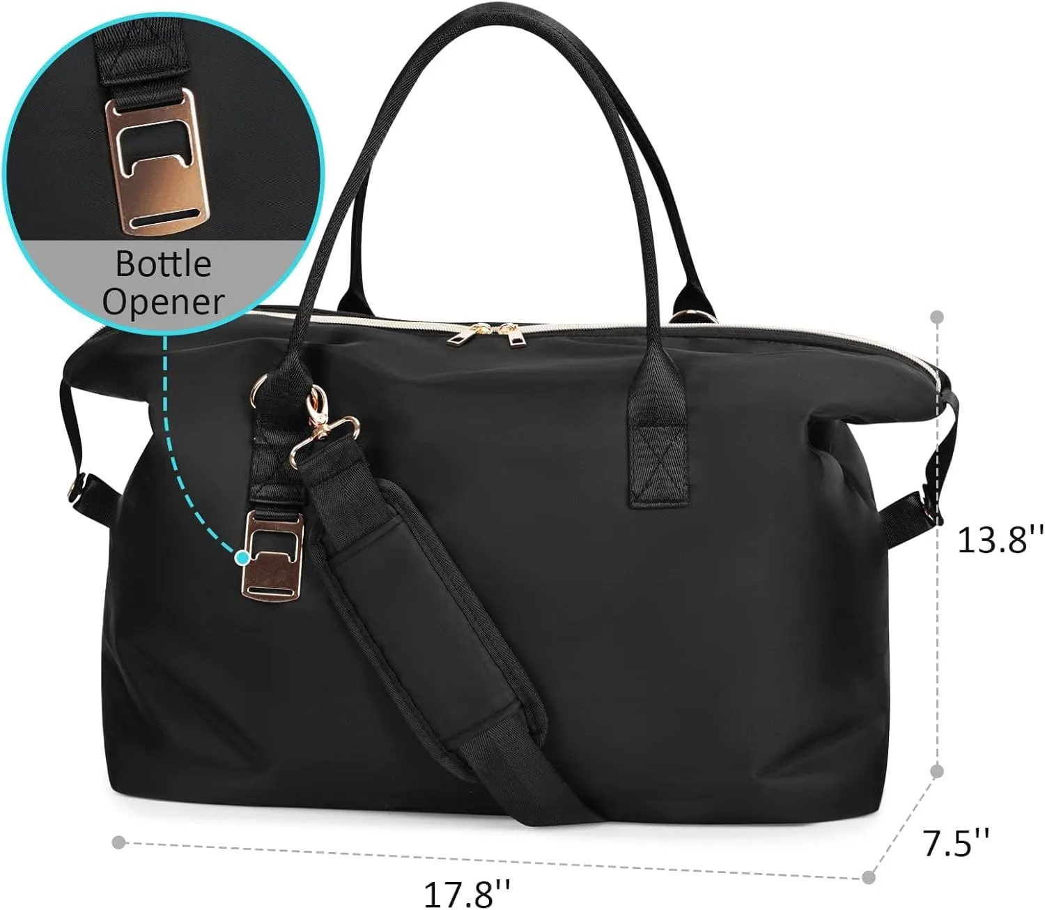 Ceneda Large Cooler Bag 40 Can Insulated Soft Cooler Leakproof Cooler Tote Bag Beach Travel Camping Lunch Bag for Women and Men