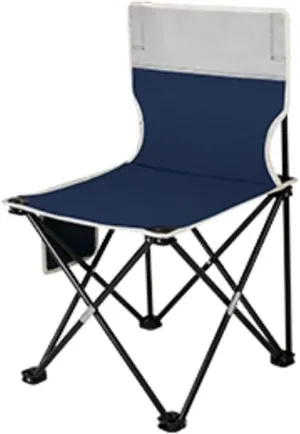 Chairs Ultralight Camping Chair Portable Folding Chair, Heavy-Duty Support 330 Pounds, with Storage Bag，Blue Beach Chair Versatile (Color : Blue, Size : 36 * 36 * 56CM)