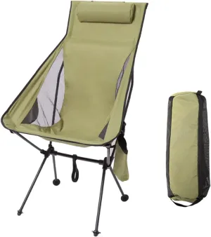 Chairs Ultralight Folding Moon Chairs Outdoor Camping Chair Removable Washable Fishing Picnic BBQ Chairs with Carry Bag Outdoor Stool
