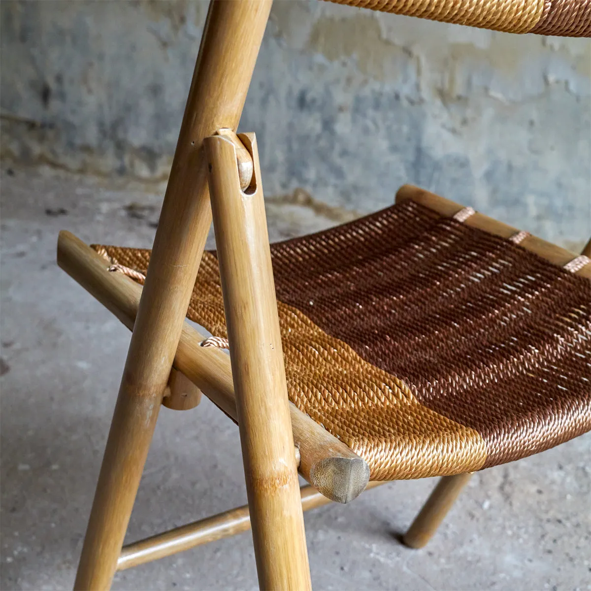 CHAMFER CHAIR NATURAL - GREEN BLUE