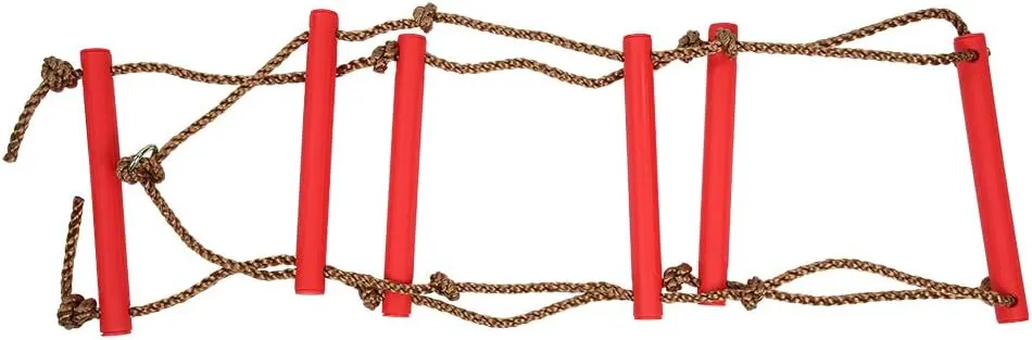 Children Climbing Ladder, Plastic Single End Rope Climb Equipment for Home, Children's Stores, Amusement Places with Water and Sun Withstand