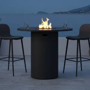Circa Bar Fire Table (Tabletop) - Aluminum