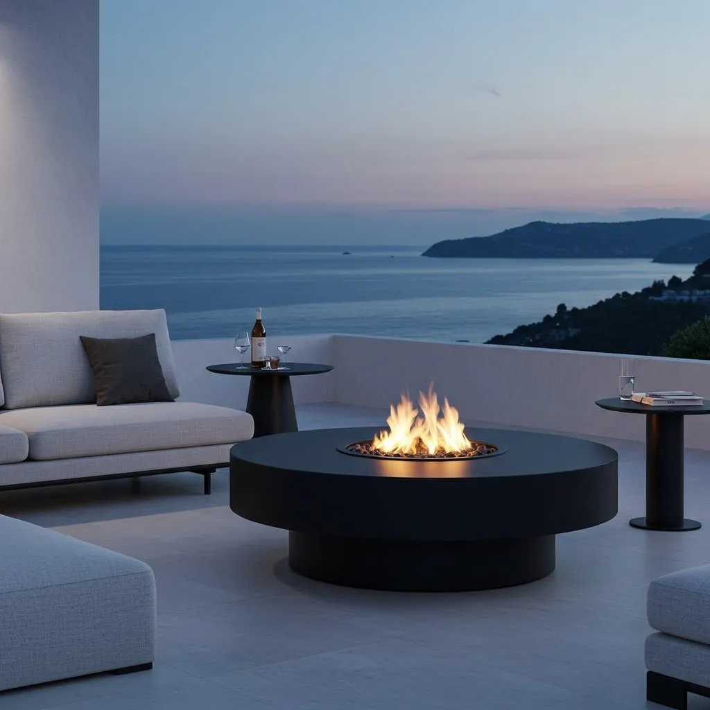 Circa Bold Fire Table (Tabletop) - Aluminum