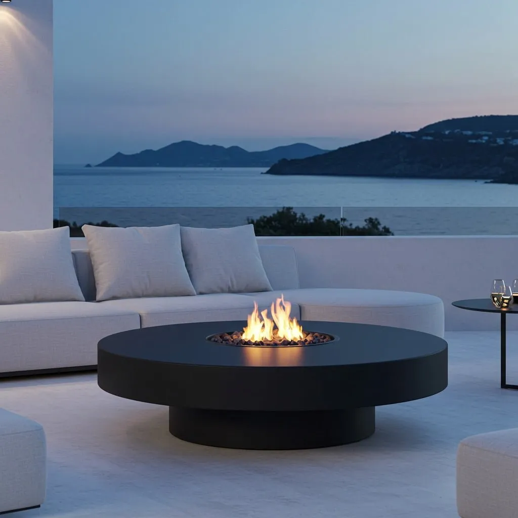 Circa Bold Fire Table (Tabletop) - Aluminum
