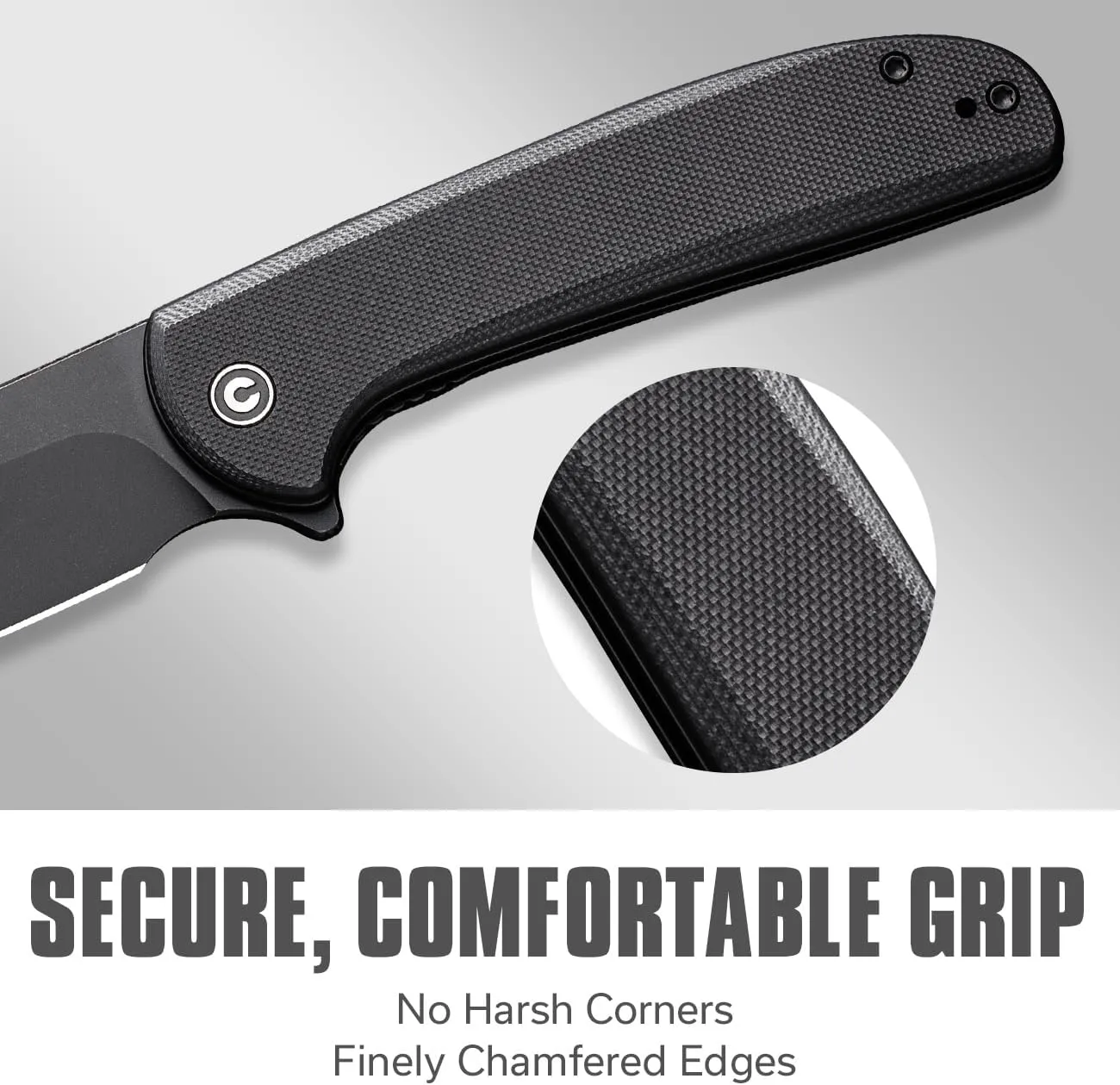CIVIVI Primitrox Folding Knife for EDC, Flipper Pocket Knife with 3.48" Nitro-V Blade G10 Handle for Everyday Carry C23005A-2