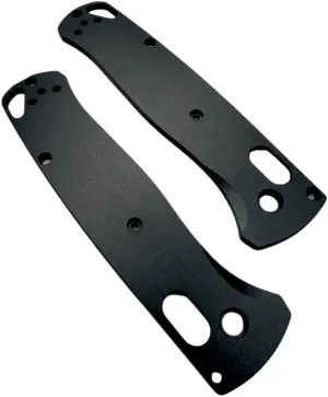Classic Scales For Benchmade Bugout Folding Knife 535 Precision Machined 6061 Aluminum Anodized Finish (Black)