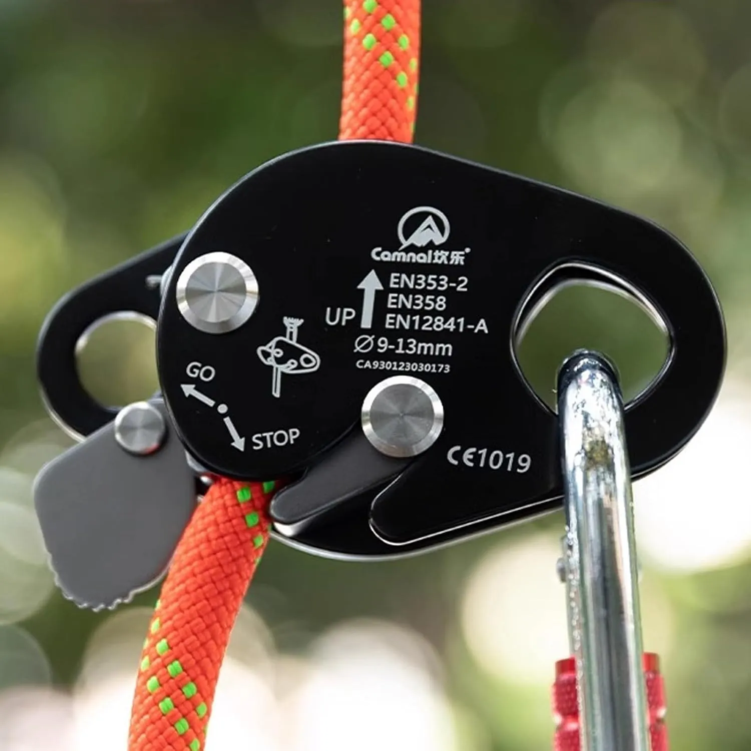 Climbing Ascender,Climbing Rope Grab Rappelling Gear Equipment for Mountaineering
