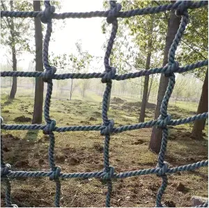 Climbing Cargo Net Climbing Net for Outdoor Playground Safety Net Heavy-Duty Rope Fence Stair Balcony Railing Protection Net,1Mx1M(3.3FTx3.3FT)