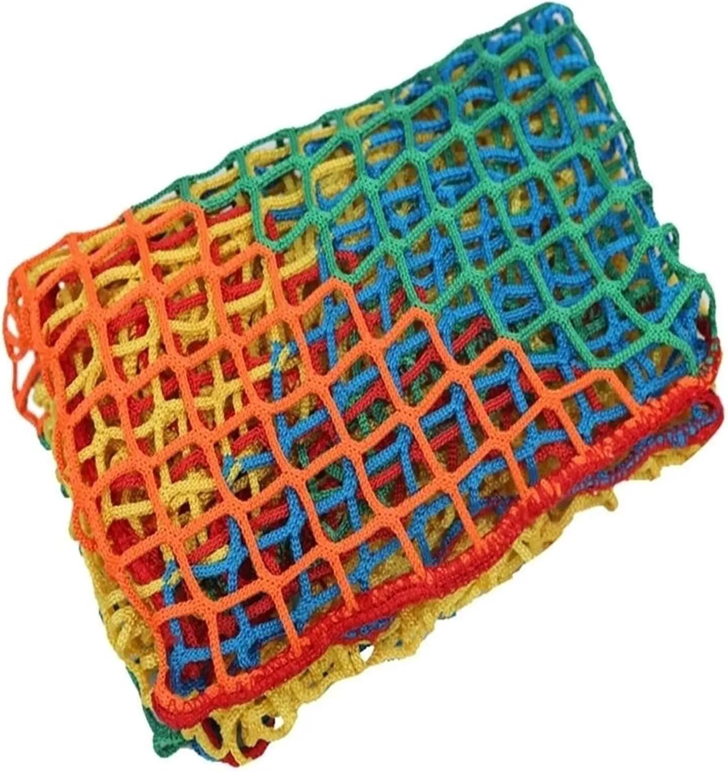 Climbing Cargo Net for Kids Outdoor Balcony Safety Net Rope Netting Playground Stairway Railing Safety for Children Pets Toys Knotless Polyester Sports Netting3.3X33FT