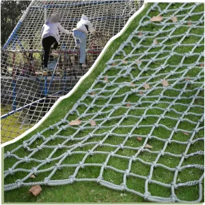 Climbing Cargo Net Kids Playground Safety Net Heavy Duty Polyamide Frame Netting Rope Climbing Net for Training Equipment Plant Support,1.5 * 2m