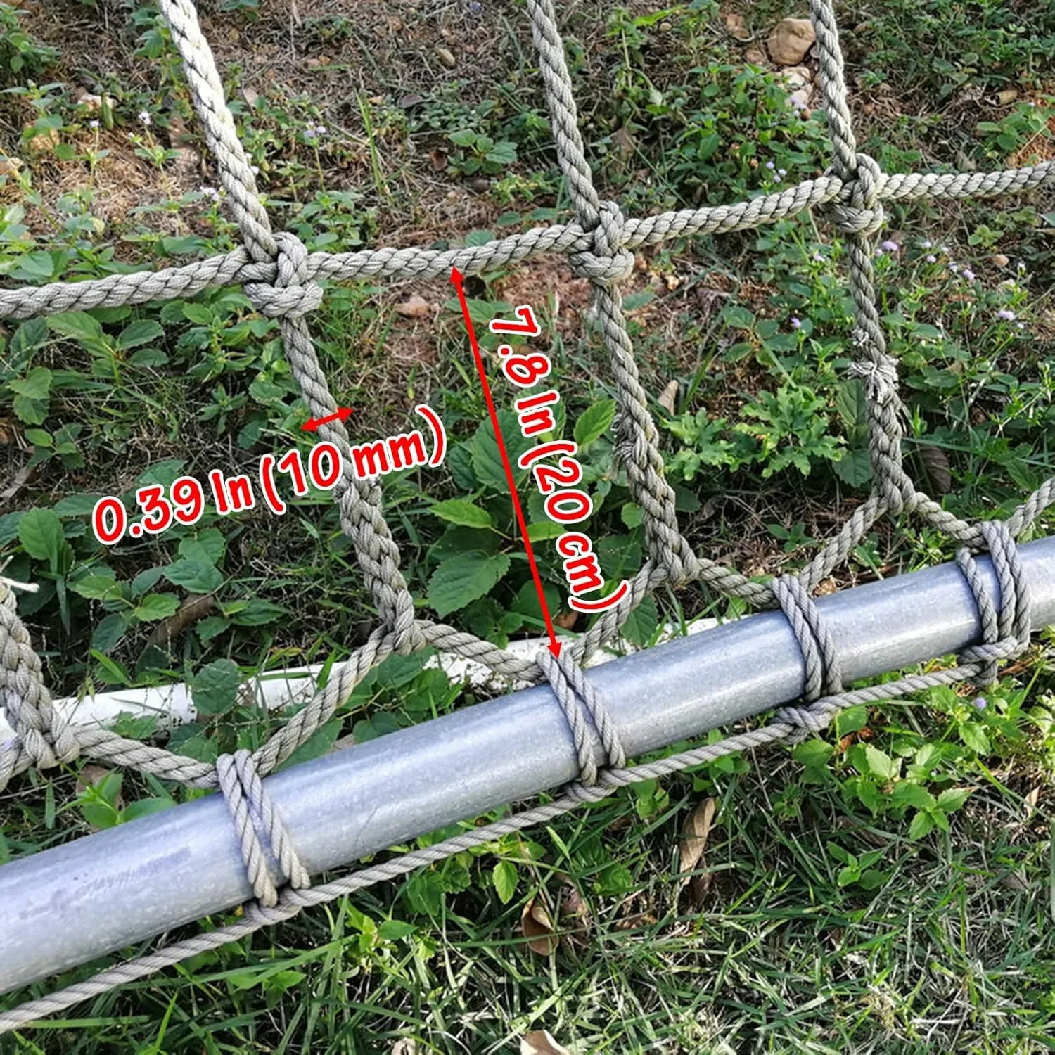 Climbing Cargo Net Playground Safety Net,Indoor and Outdoor Sturdy and Durable Polyamide Safety Net,Playing,Support(Size:100 * 100 cm)