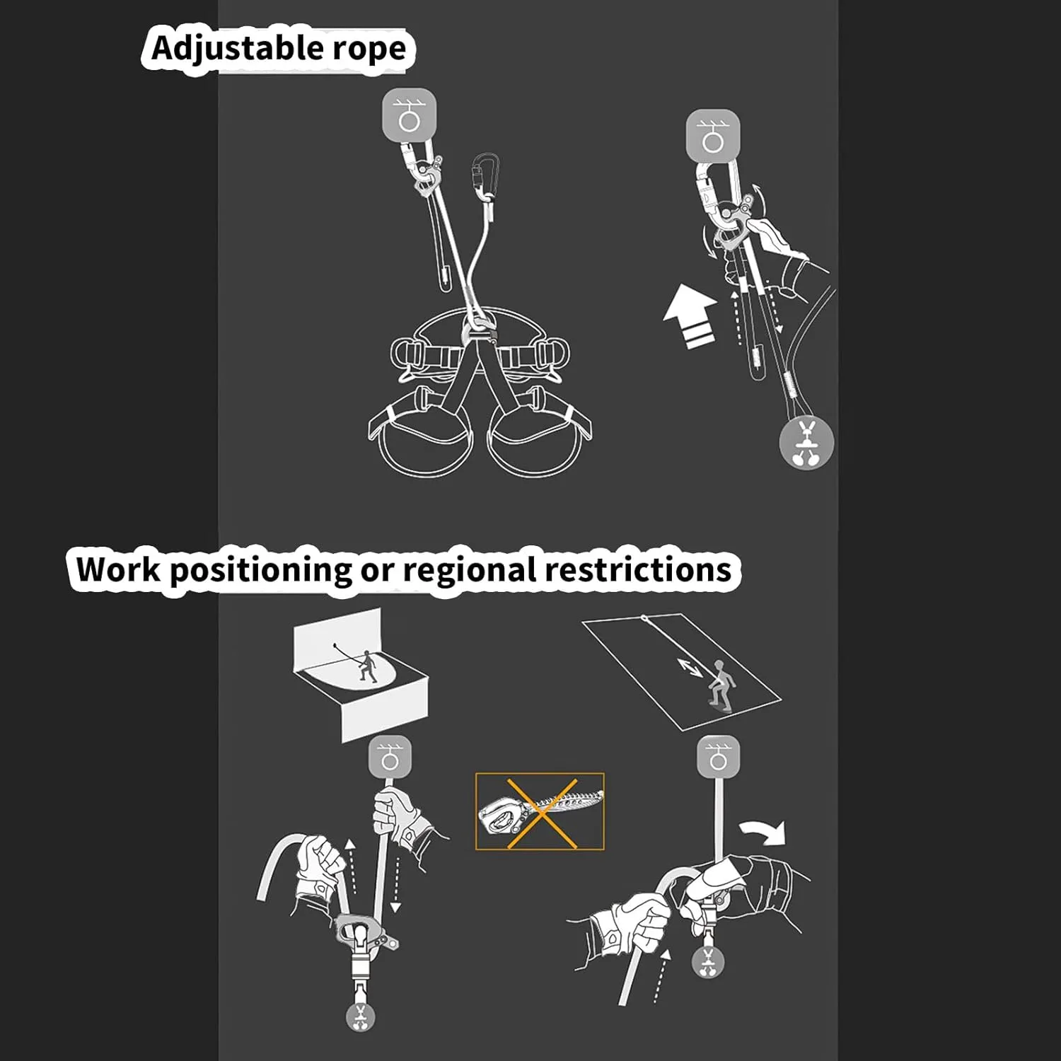 Climbing Descender for Rock Climbing Rappelling Climbing Downhill Rappel Gear Downhill Equipment Rescuing Device