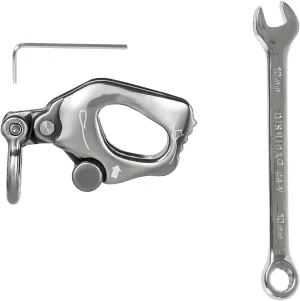 Climbing Descender for Rock Climbing Rappelling Climbing Downhill Rappel Gear Downhill Equipment Rescuing Device