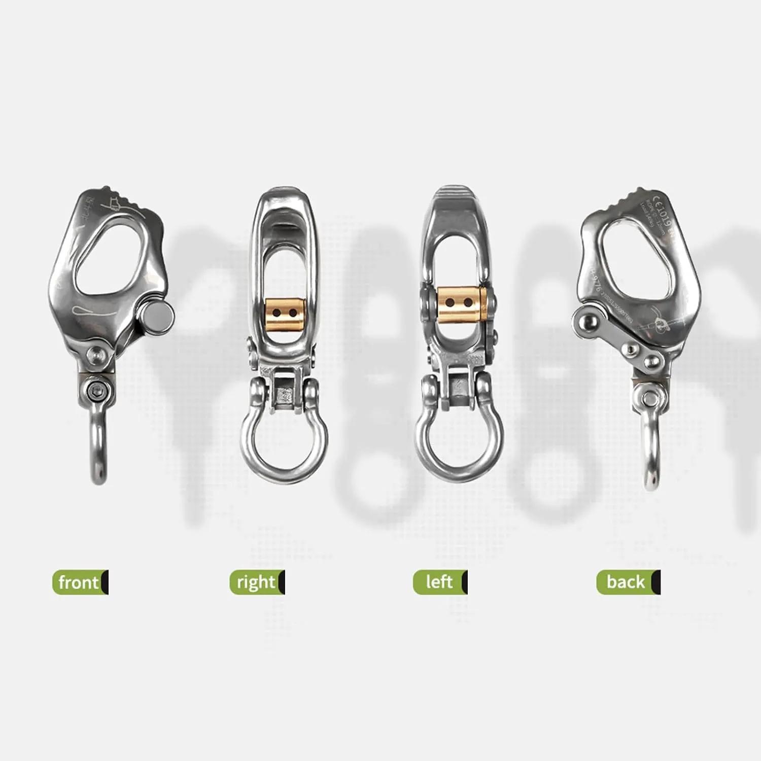 Climbing Descender for Rock Climbing Rappelling Climbing Downhill Rappel Gear Downhill Equipment Rescuing Device