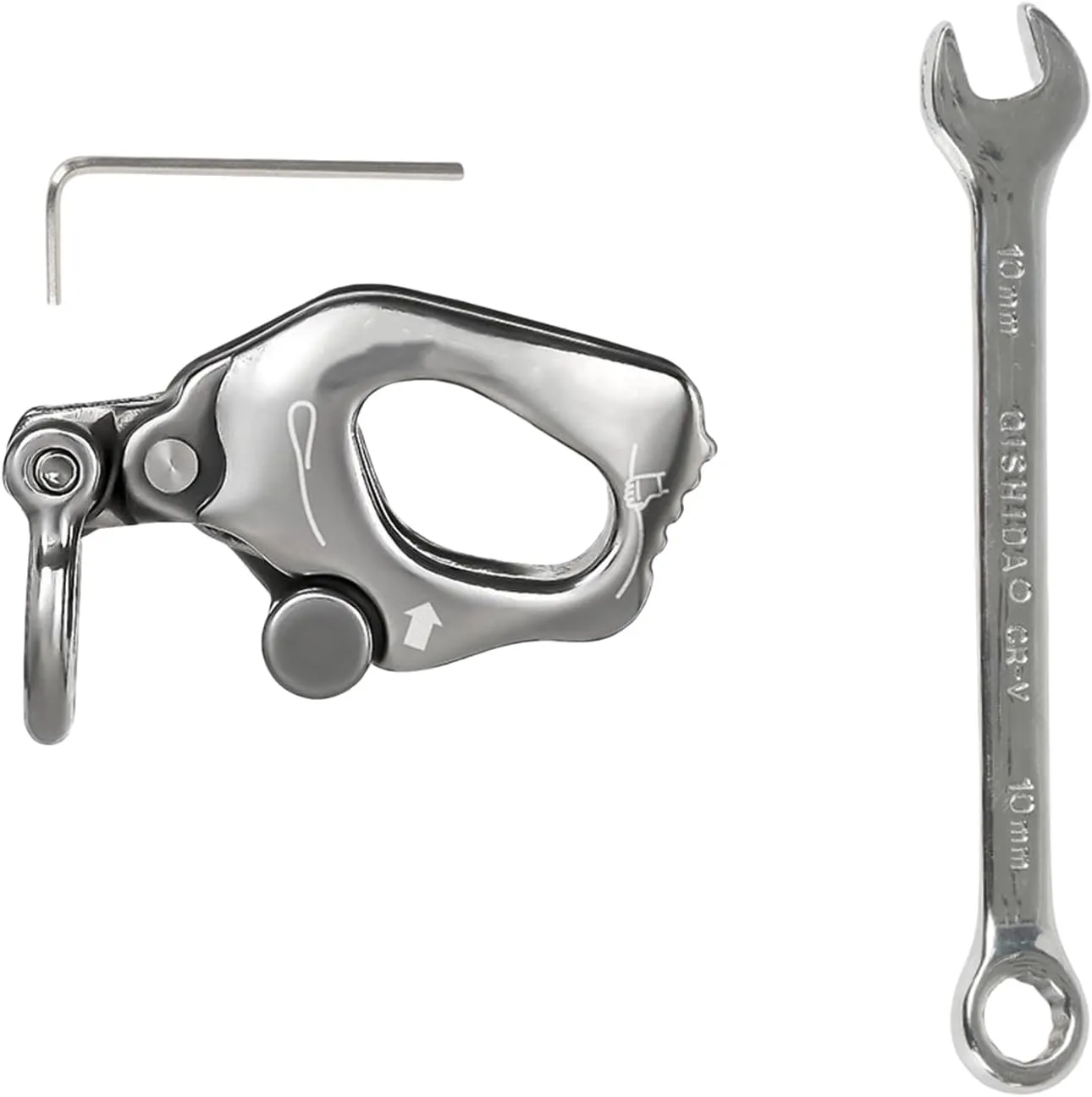Climbing Descender for Rock Climbing Rappelling Climbing Downhill Rappel Gear Downhill Equipment Rescuing Device
