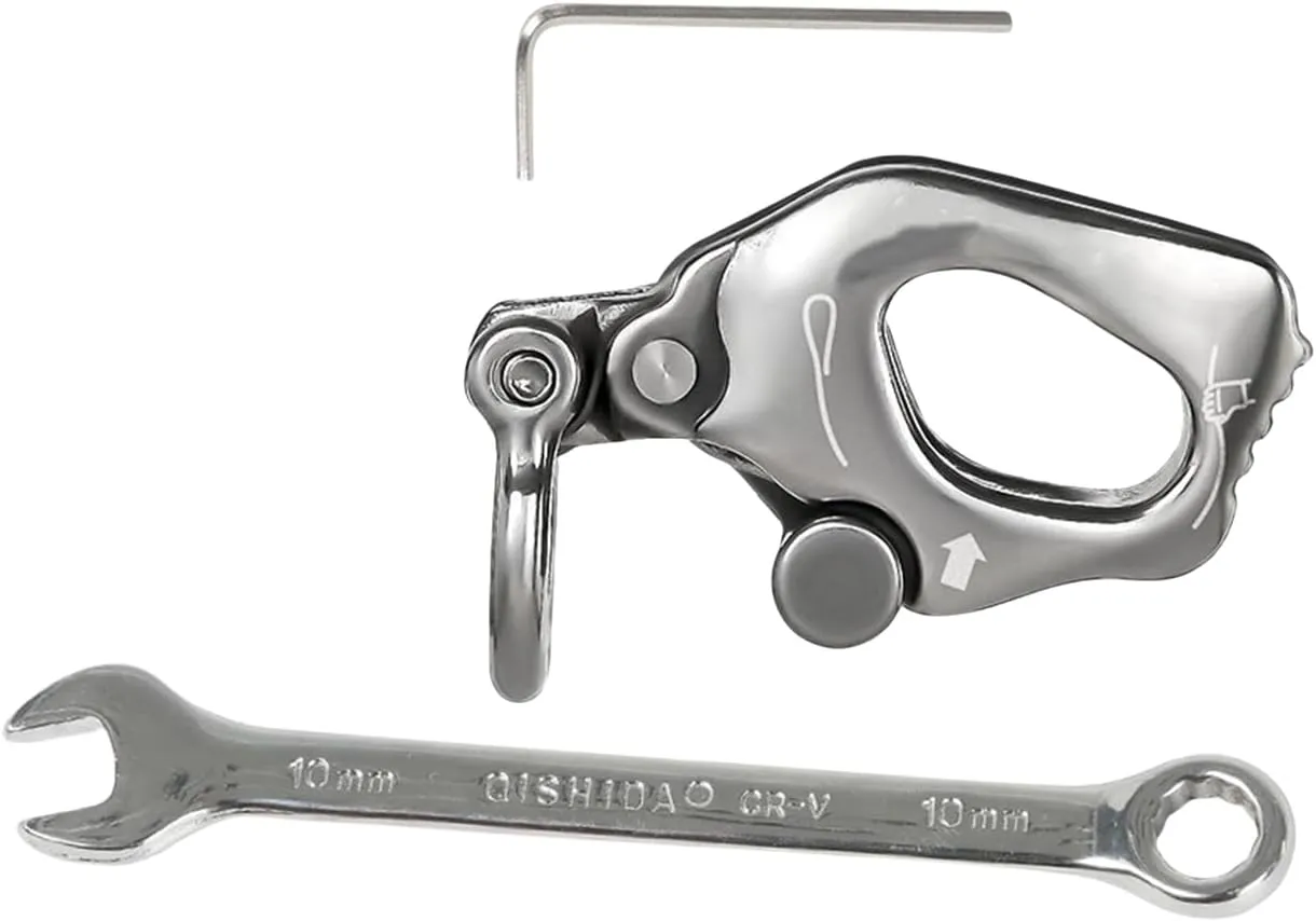 Climbing Descender for Rock Climbing Rappelling Climbing Downhill Rappel Gear Downhill Equipment Rescuing Device