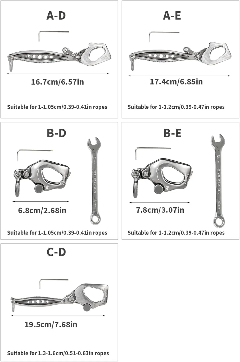 Climbing Descender for Rock Climbing Rappelling Climbing Downhill Rappel Gear Downhill Equipment Rescuing Device
