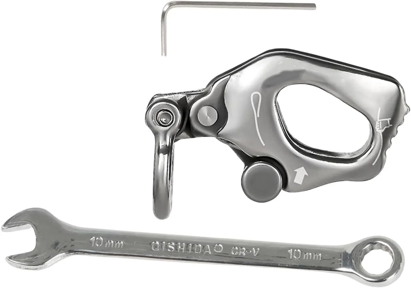 Climbing Descender for Rock Climbing Rappelling Climbing Downhill Rappel Gear Downhill Equipment Rescuing Device