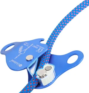 Climbing Fall Protection Belay Device Ascender Protect Aluminum Magnesium Alloy Climbing Ascent Rope Grip Clamp for Mountaineering Rock Climbing Downhill Operations and Rescue (9211-A)