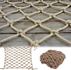 Climbing Frame Net, 10x16FT / 3x5(M) Rope Netting Climbing Cargo Nets Playground Kids Child Rock Ladder Wall Hammock Tree House Playset Swingset (Rope Dia 1cm)