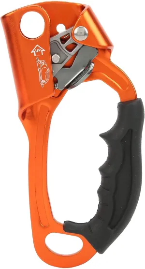 Climbing Hand Ascender Right Hand Rock Climbing Tree Arborist Rappelling Gear Equipment Rope Clamp for 8~12MM Rope