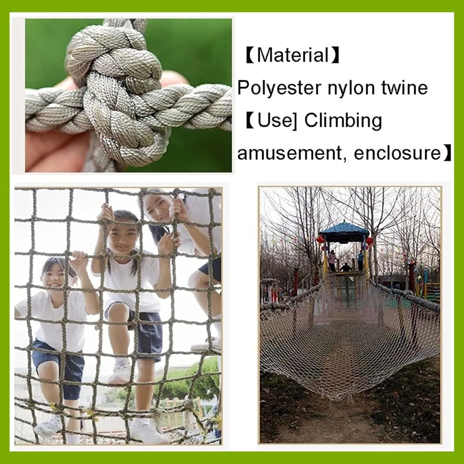 Climbing Net - 10Cm Mesh Polyamide Safety Protective Net - Rope Net for Rock Walls - Quick-Setup Backyard Adventure Gear for Families,100x400cm