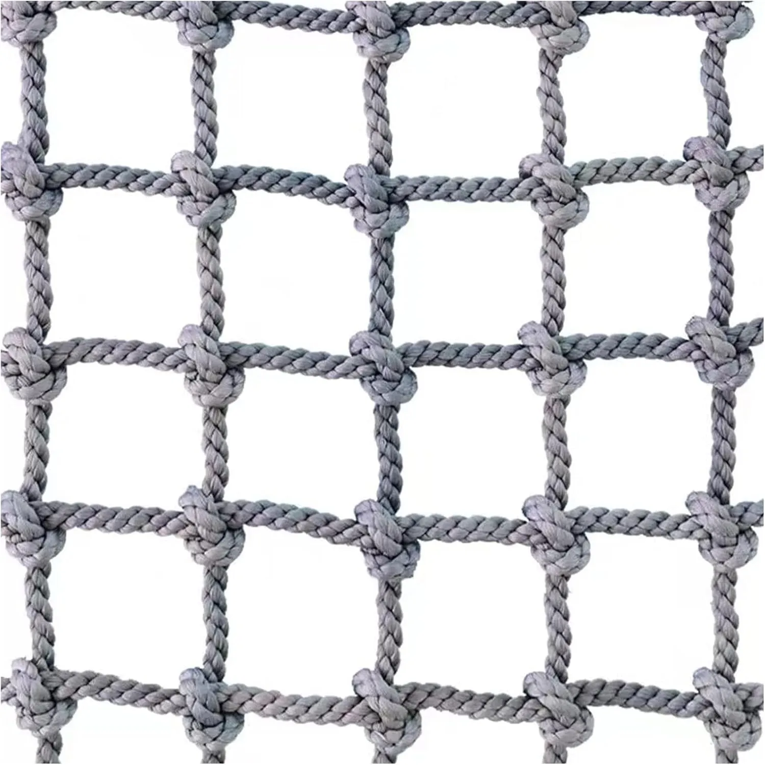 Climbing Net, Outdoor Treehouse Playground Climbing Net, Heavy Duty Cargo Net, Truck Trailer Cargo Protection Net,2 * 5m(6.6 * 16.4ft)