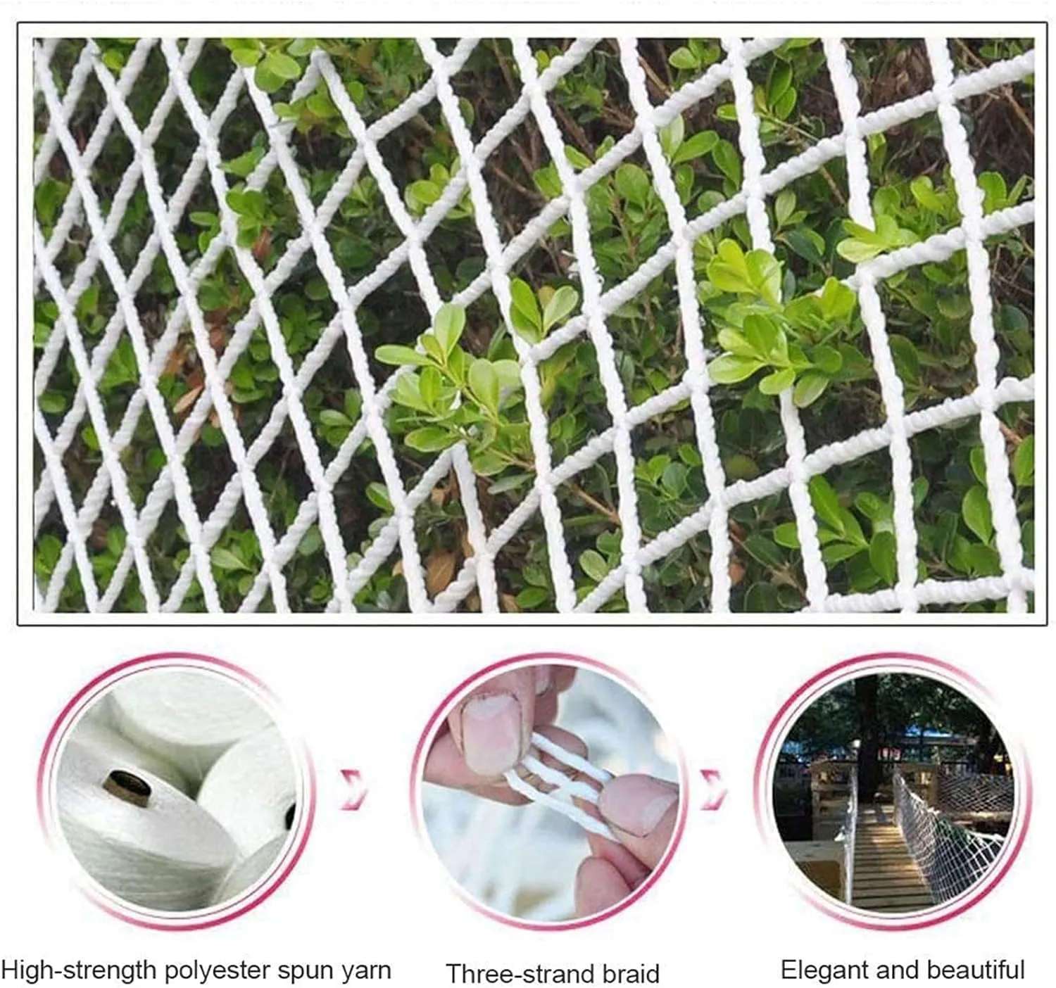 Climbing Online Amusement Park Cargo Rope Net, Plant Support，How Many Meters Does It Take to Place an Order for A Few Pieces(1mX1.5m)