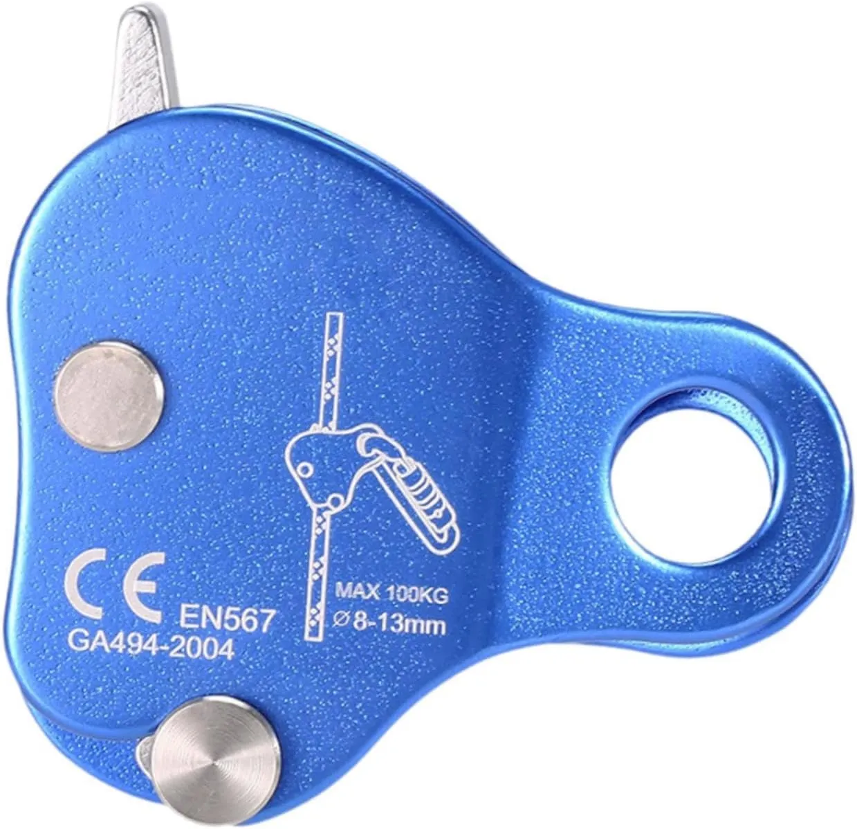 Climbing Rope Grab Fall Arrester Protection Adjuster for Downhill Arborist Exploring