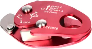 Climbing Rope Grab Protection Belay Rope Gear Adjuster Fall Arrester for Tree Arborist Rocking Outdoor Rappelling Expedition